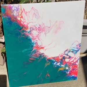 Abstract acrylic on canvas